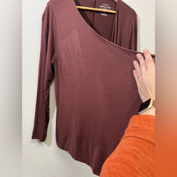 Torrid Super Soft Knits Brown Open Cardigan Size 2 - Picture 2 of 5